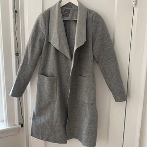 Long grey coat